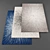 High Resolution Rugs Bundle- 4 Pieces 3D model small image 1