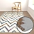 Luxury Carpets Set: High-Quality, Versatile Design 3D model small image 5