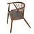 Sleek and Stylish Chair 3D model small image 2