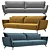 Leone Sofa: Stylish & Spacious 3D model small image 1