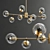 Contemporary Branching Globe Chandelier 3D model small image 2