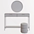 Garda Decor Dressing Table Set 3D model small image 5