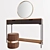 Garda Decor Dressing Table Set 3D model small image 8