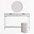 Garda Decor Dressing Table Set 3D model small image 17