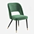 Elegant Eichholtz CIPRIA Velvet Dining Chair 3D model small image 4