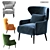 Versatile Ottavia Chair - Stylish and Comfortable 3D model small image 1
