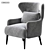 Versatile Ottavia Chair - Stylish and Comfortable 3D model small image 4