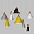 Scandinavian Style Pendant Lights 3D model small image 1