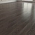 Premium Oak Parquet Floors - Dark Brown 3D model small image 2