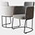 Modern Claire Chair: Ditre Italia 3D model small image 1