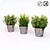 FEJKA Artificial Potted Plants: Lifelike Decor for Easy Home Greenery 3D model small image 1