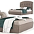 Elegant Valderamobili MARILYN Bed 3D model small image 3