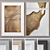 Abstract Modern Art Frames Set 3D model small image 1