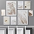 Modern Abstract Photo Frames Set 3D model small image 1