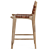 Elegant Braided Leather Calixa Stool 3D model small image 3