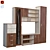 Modern 2014 Wardrobe: Stylish & Spacious 3D model small image 1