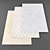 Textured Rugs Set - 5 Pieces 3D model small image 1