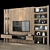 Stylish TV Shelf 0259 - Organize your Entertainment Area 3D model small image 2