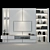 Stylish TV Shelf 0259 - Organize your Entertainment Area 3D model small image 3