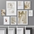 Modern Abstract Photo Frames Set 3D model small image 1