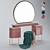 Modern 2020 Dressing Table: Stylish & Functional 3D model small image 3