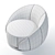 Luxury Nabuk Armchair: Abbracci by Ghidini1961 3D model small image 2