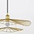 Industrial Loft Pendant Light with Flat Metal Shades 3D model small image 2