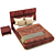 3dsmax & Marvelous Designer Queen Bed 3D model small image 3