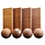 Premium Teak Wood Varnish 3D model small image 1