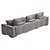 Elegant Armand Sofa - Timeless Comfort 3D model small image 3