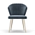 Elegant Daulton Side Chair 3D model small image 1