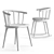 Minimalist Windsor Chair 3D model small image 3