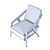 Throne 2015: Luxury Seating 3D model small image 5