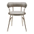 Elegant Austin Dining Chair 3D model small image 3