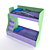 Hexa Bunk Bed 3D model small image 3