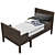 Sundvik Children's Bed: Stylish and Functional 3D model small image 1