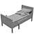 Sundvik Children's Bed: Stylish and Functional 3D model small image 4