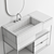 Italgraniti ACQUA C Set 1 Vanity 3D model small image 5