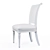 Elegant Wood Carved Dining Chair 3D model small image 6