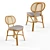 Vintage Bentwood Thonet Chair 3D model small image 2