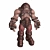 Geometric Powerhouse: Juggernaut 3D model small image 6