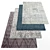 Modern Style Rug Collection 3D model small image 1