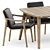 Fynn Outdoor Chair & Dining Table: Stylish Design by Minotti 3D model small image 2