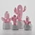 Glowing Desert: Cactus Lamp 3D model small image 1