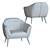 TICIAN Armchair: Elegant and Comfortable 3D model small image 4