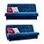Compact and Versatile Sofa Bed 3D model small image 1