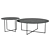 Elegant Circle Coffee Table 3D model small image 4