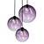 Elegant Glass Pendant Lighting 3D model small image 1