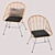 Mayorka Wicker Chair: Elegant and Comfortable 3D model small image 1