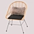 Mayorka Wicker Chair: Elegant and Comfortable 3D model small image 2